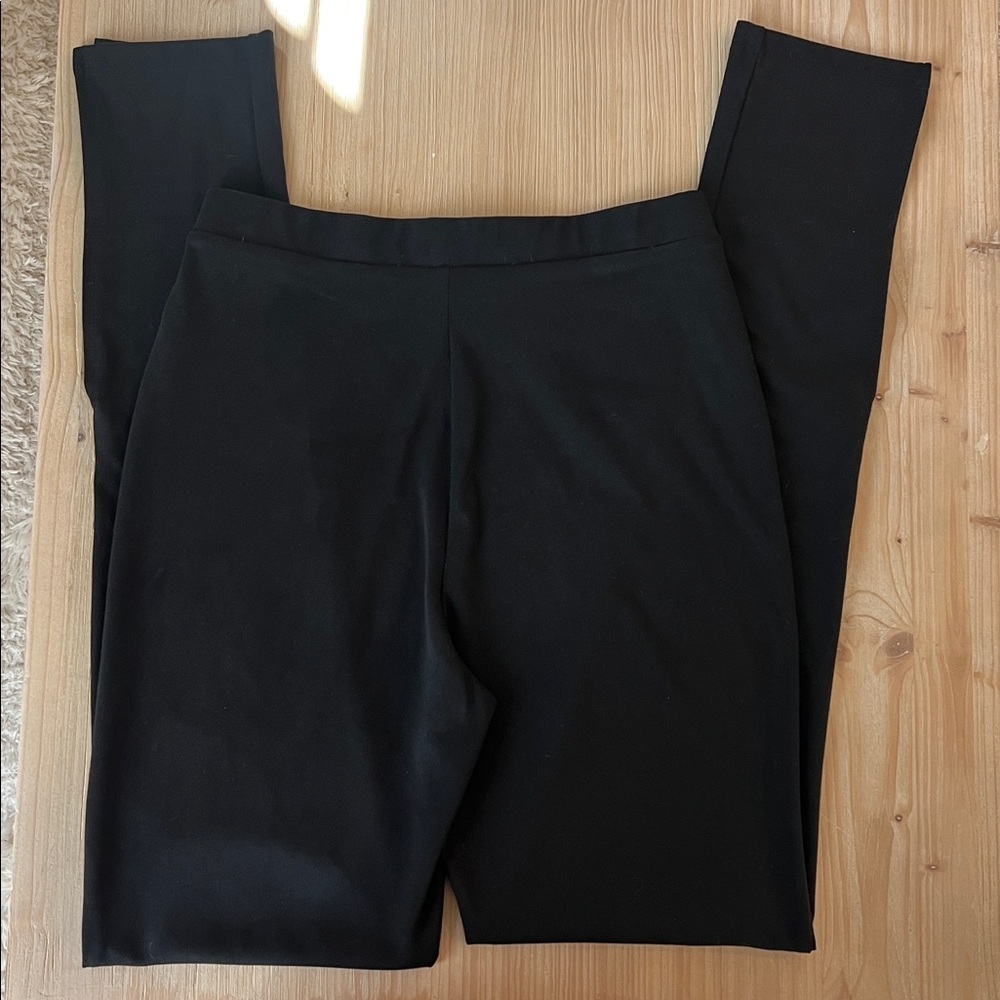 BP Black Side Slit Flare Women's Stretchy Legging Pants activewear yoga - Picture 5 of 5